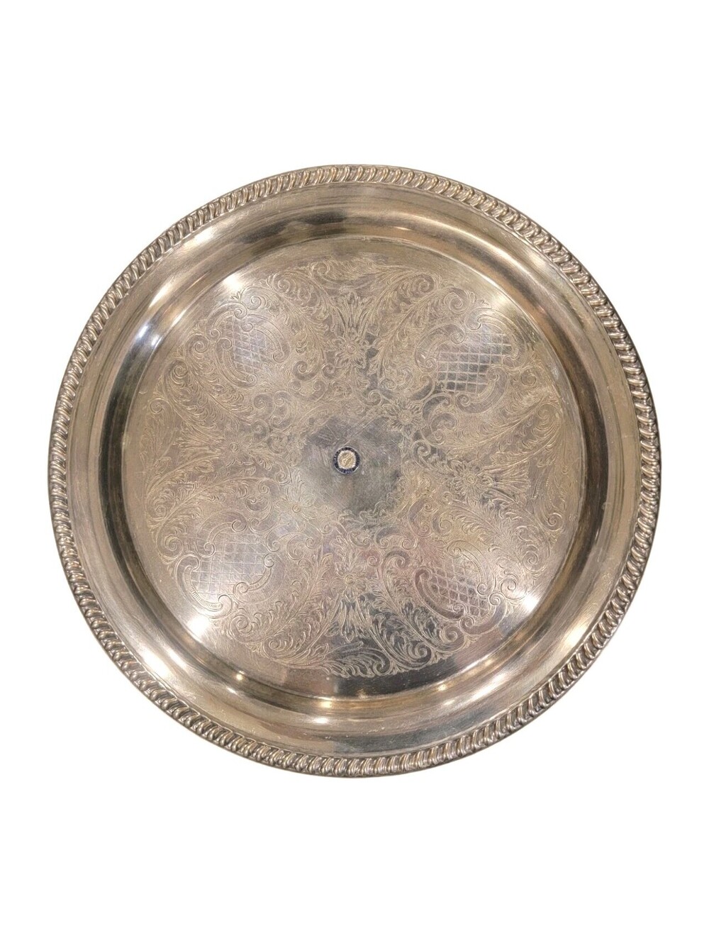 16" Wm Rogers Silver Plated Oakland  City Golf Championship Event Plate